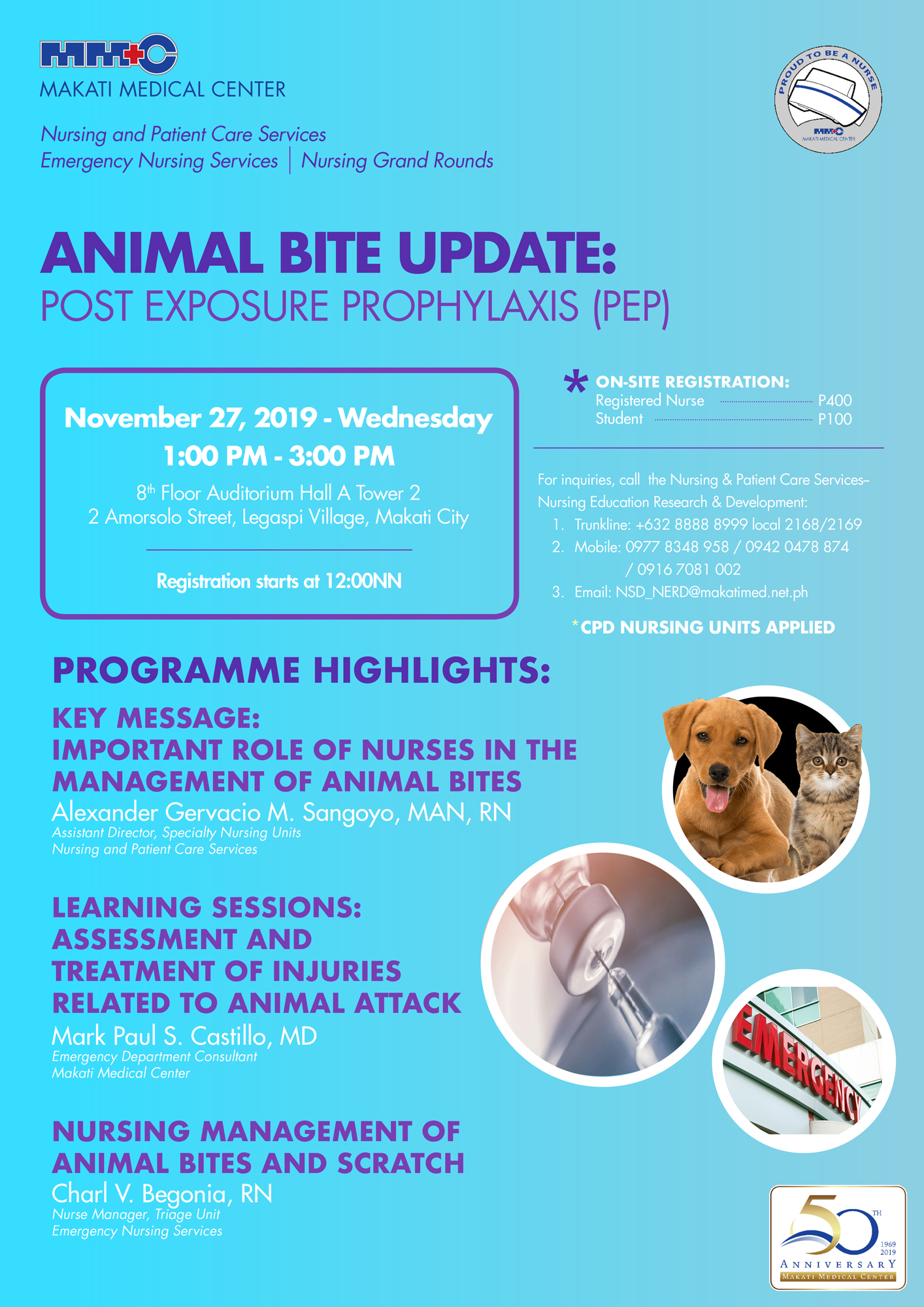 Animal Bite Update: Post Exposure Prophylaxis (PEP) - Makati Medical Center Animal Bite Update: Post Exposure Prophylaxis (PEP) - Makati Medical Center