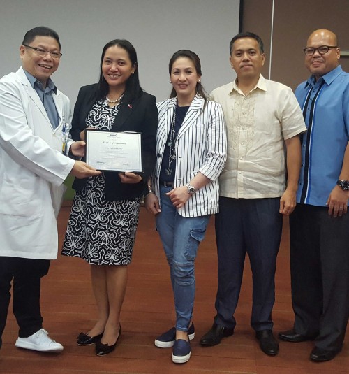 MakatiMed gives recognition to Ivy D. Patdu