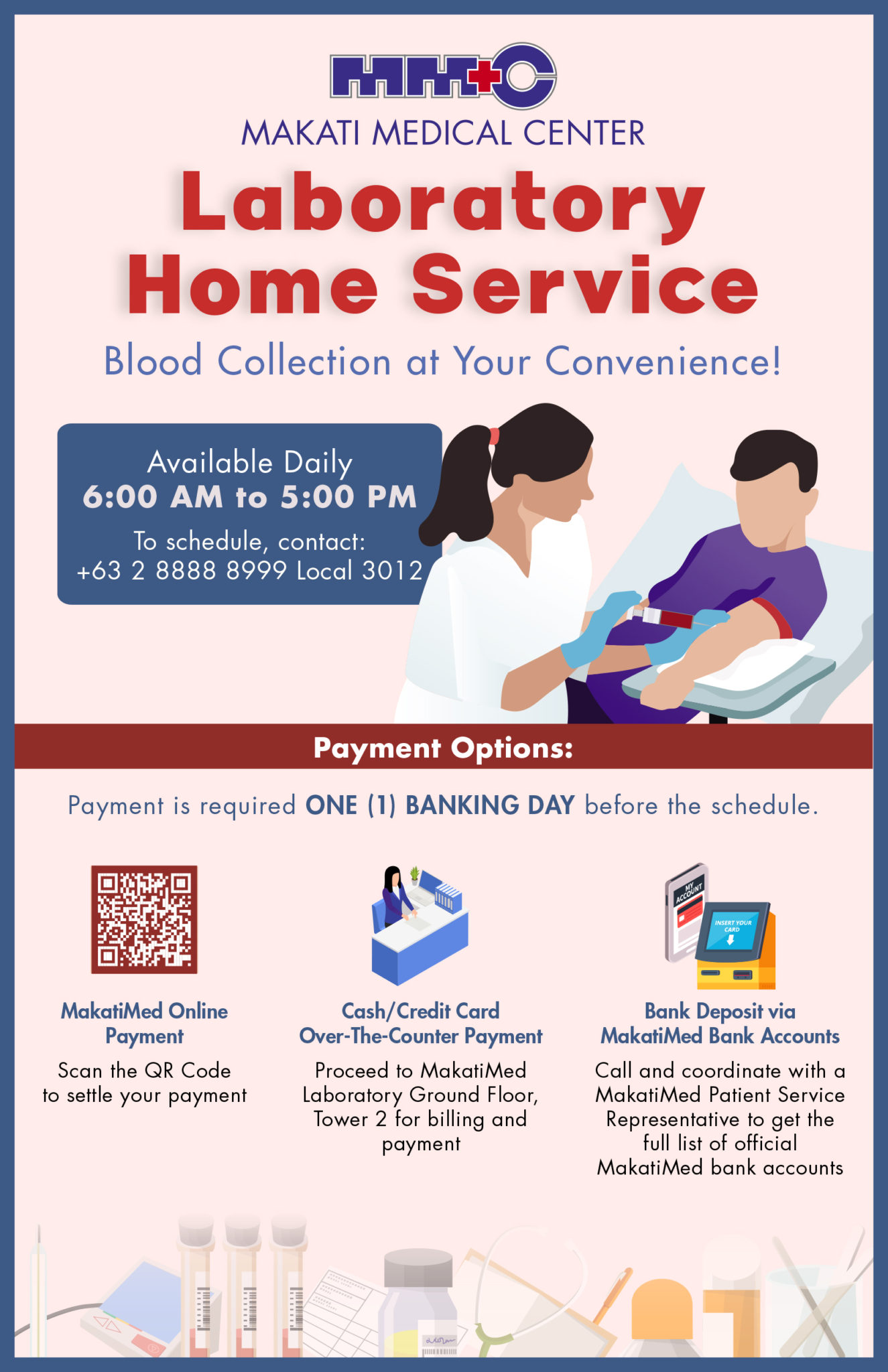 Laboratory Home Service Advisories Makati Medical Center