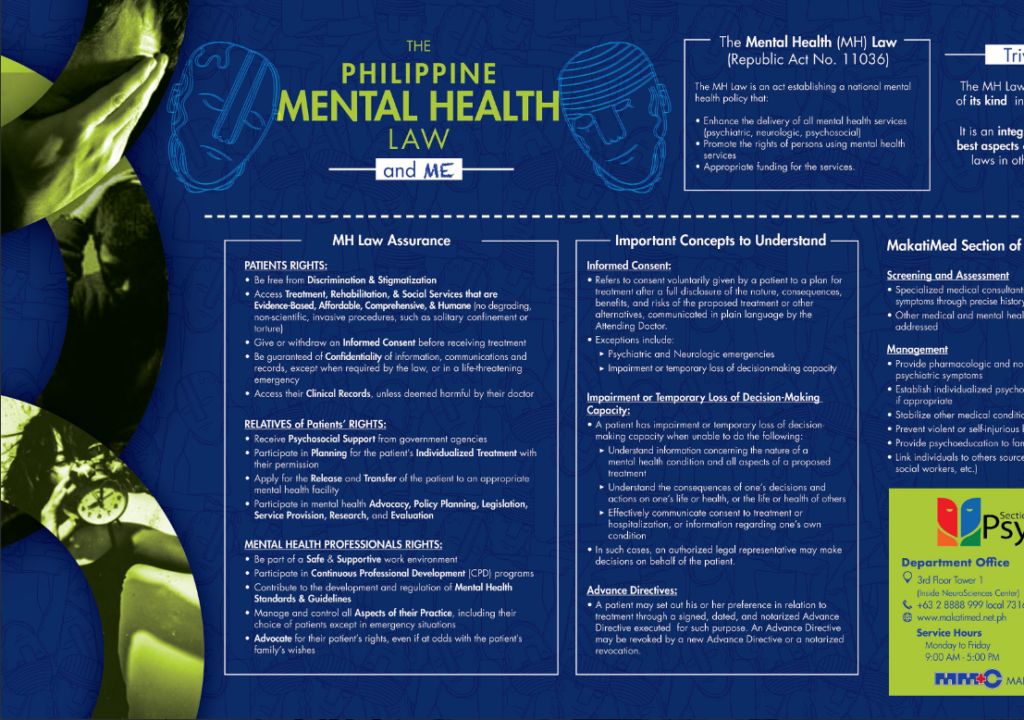 The Philippine Mental Health Law and Me (2018)