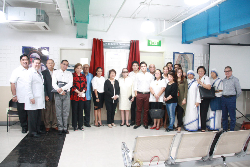 inauguration and unveiling of the dedication plaque for the Dr. Raul G. Fores Hall