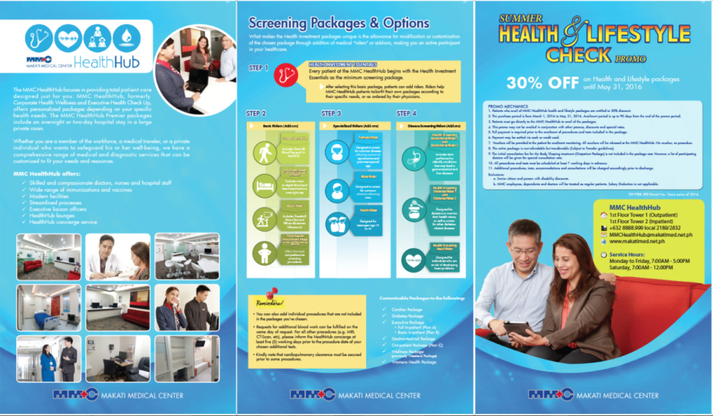 Health and Lifestyle Check (2016) infographic