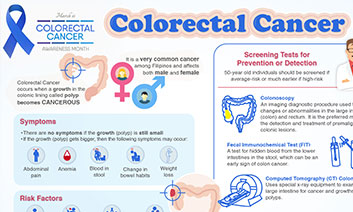 March is Colorectal Cancer Awareness Month - Exhibits - Makati Medical ...
