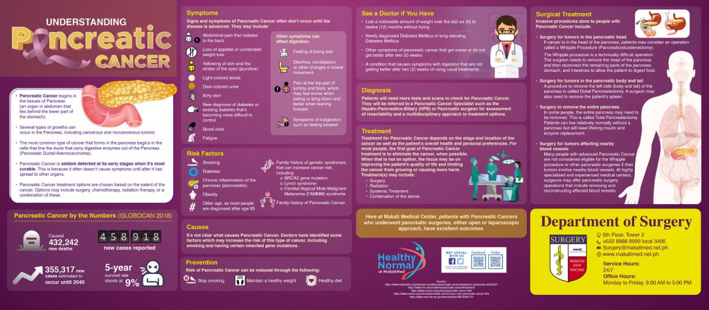 Understanding Pancreatic Cancer infographic