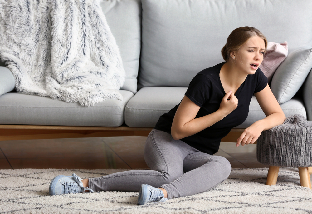 woman crying of heartbreak