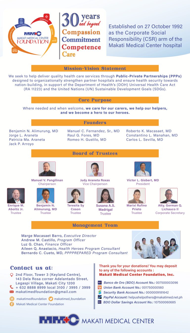 Makati Medical Center Foundation Exhibits Makati Medical Center