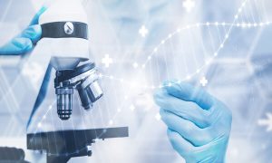 cancer genetic testing in microscope